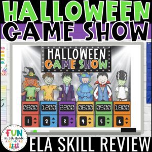 Halloween Reading Review Game Show
