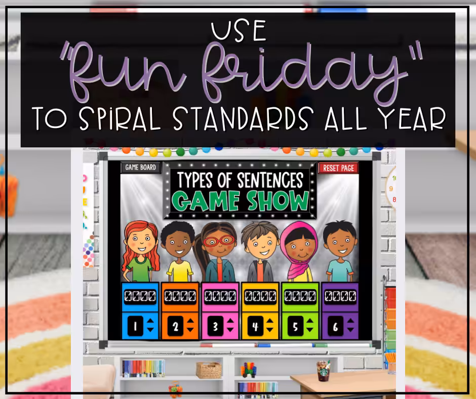Use “Fun Friday” to Spiral Standards All Year