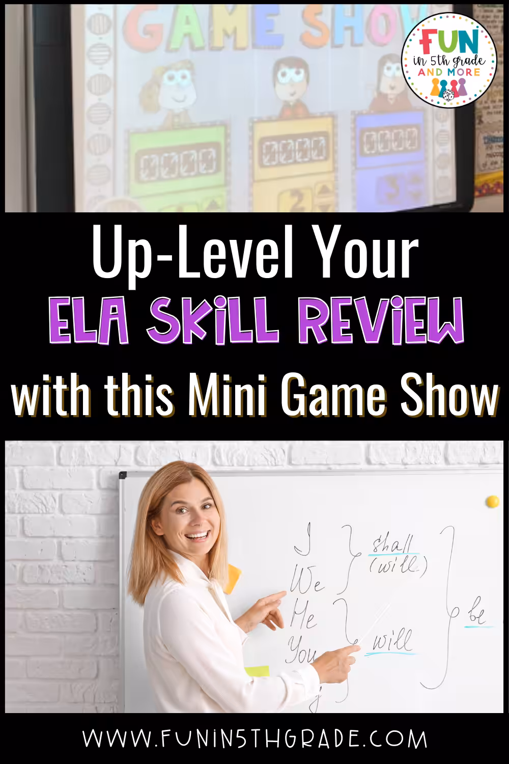 Up-Level Your ELA Skill Review with this Mini Game Show