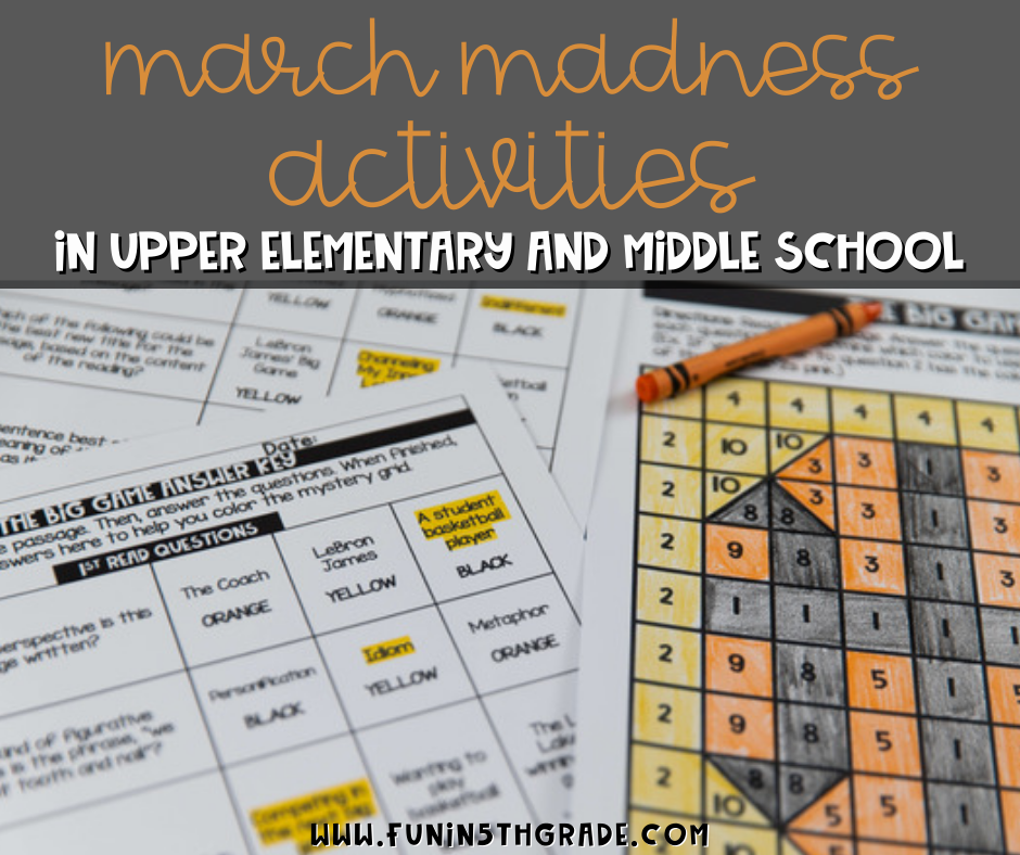 March Madness in Upper Elementary and Middle School