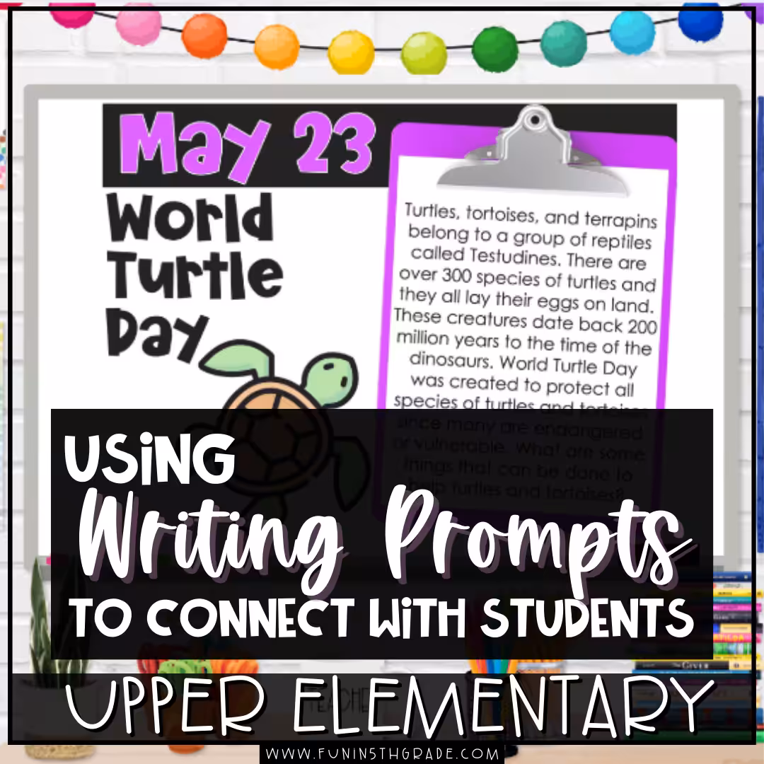 Using Writing Prompts to Connect with Students