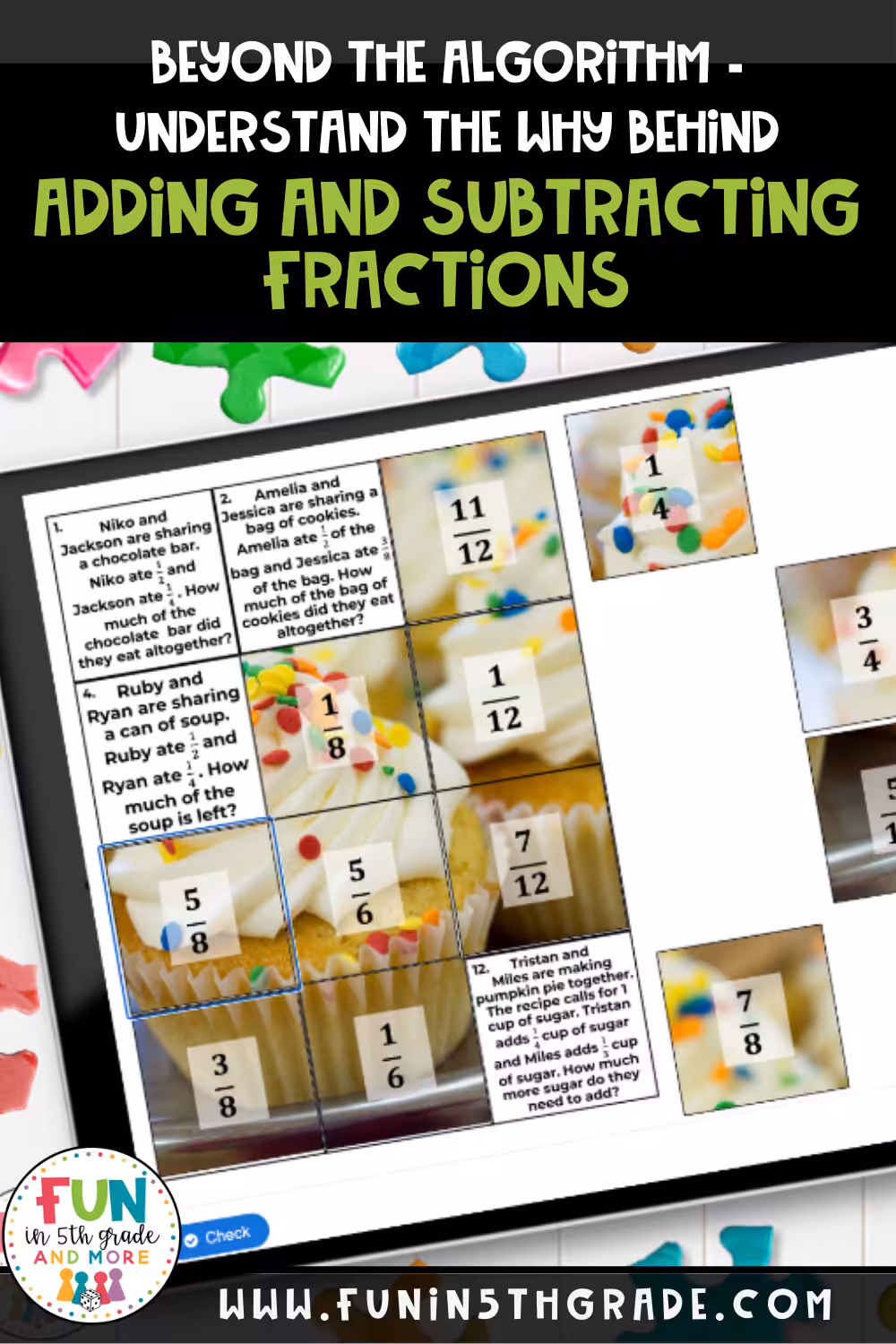 Beyond the Algorithm Understanding the WHY behind adding and subtracting fractions