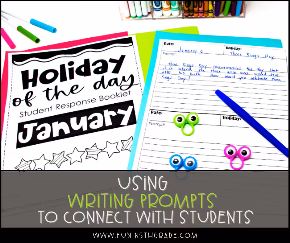 Using Writing Prompts to Connect with Students