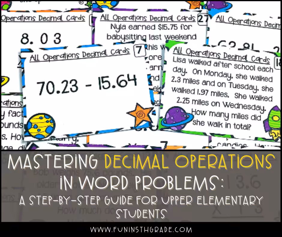Mastering Decimal Operations in Word Problems