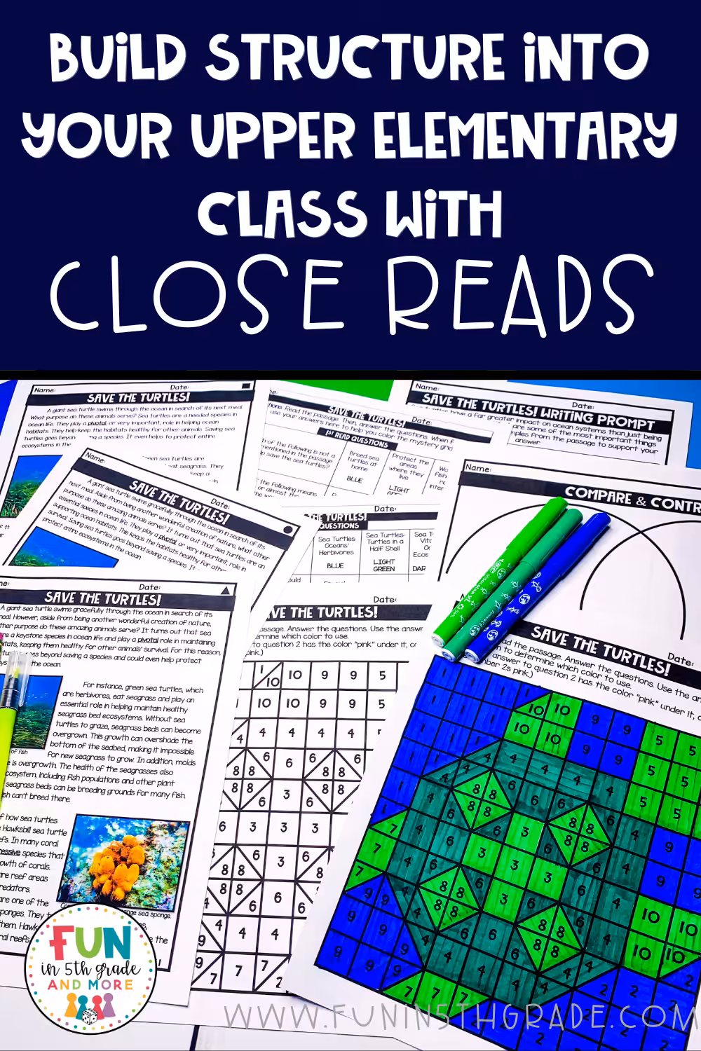 Build Structure into Your Upper Elementary Class with Close Reads