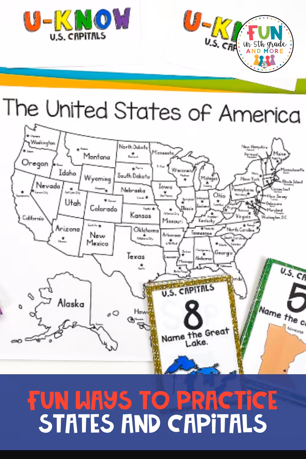 Fun Ways to Practice States and Capitals