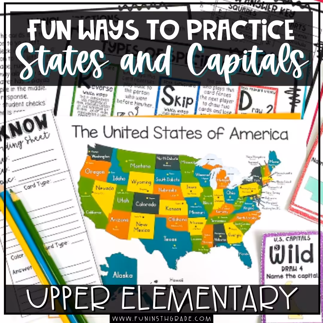 Fun Ways to Practice States and Capitals