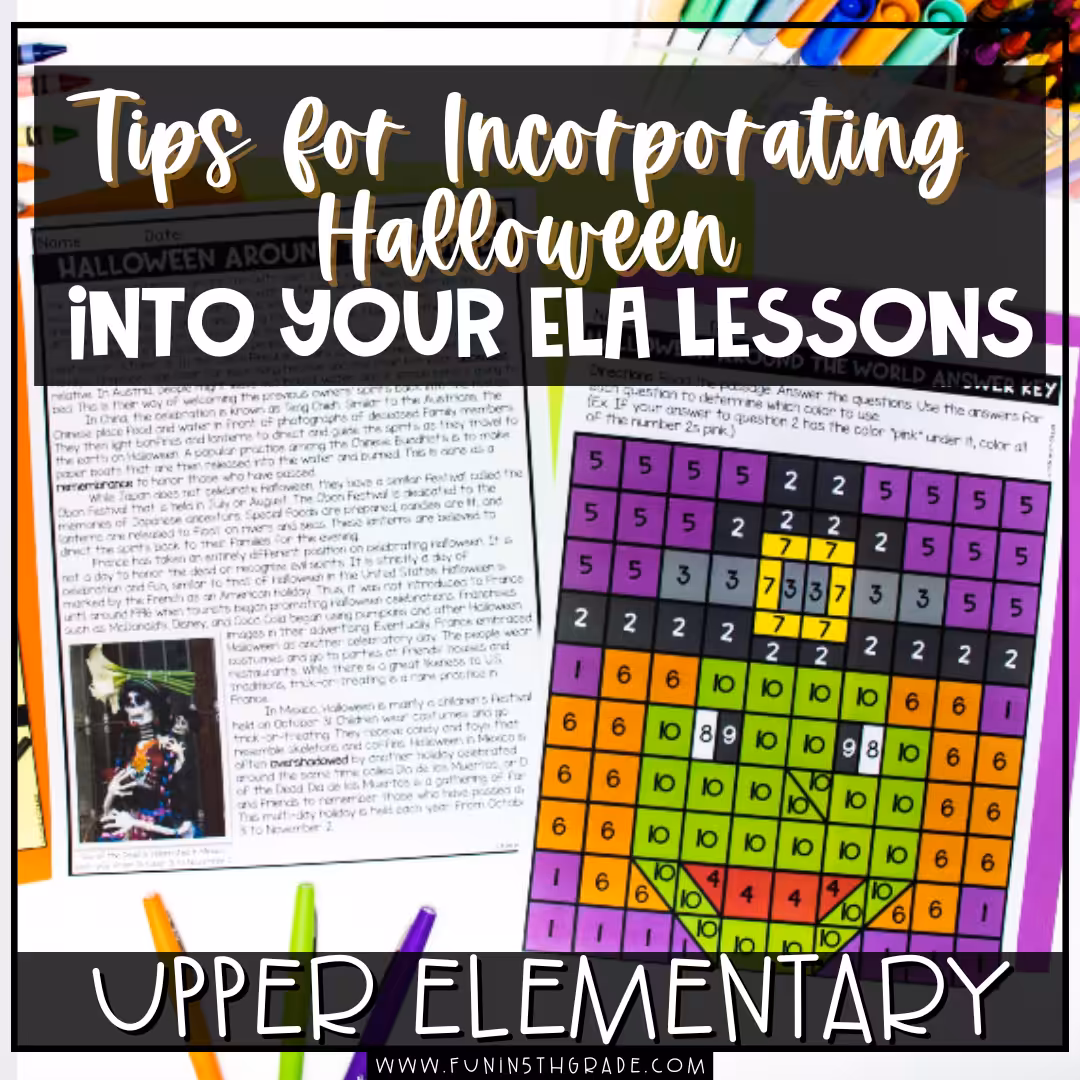 Tips for Incorporating Halloween into Your ELA Lessons